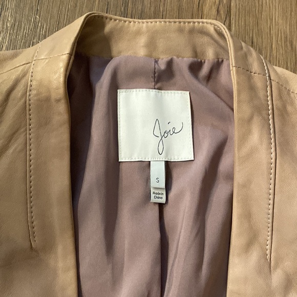 Joie || ‘Libertini’ Cropped Leather Moto Jacket - Picture 5 of 12